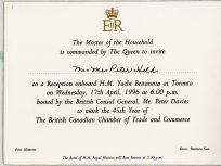 Royal invitation