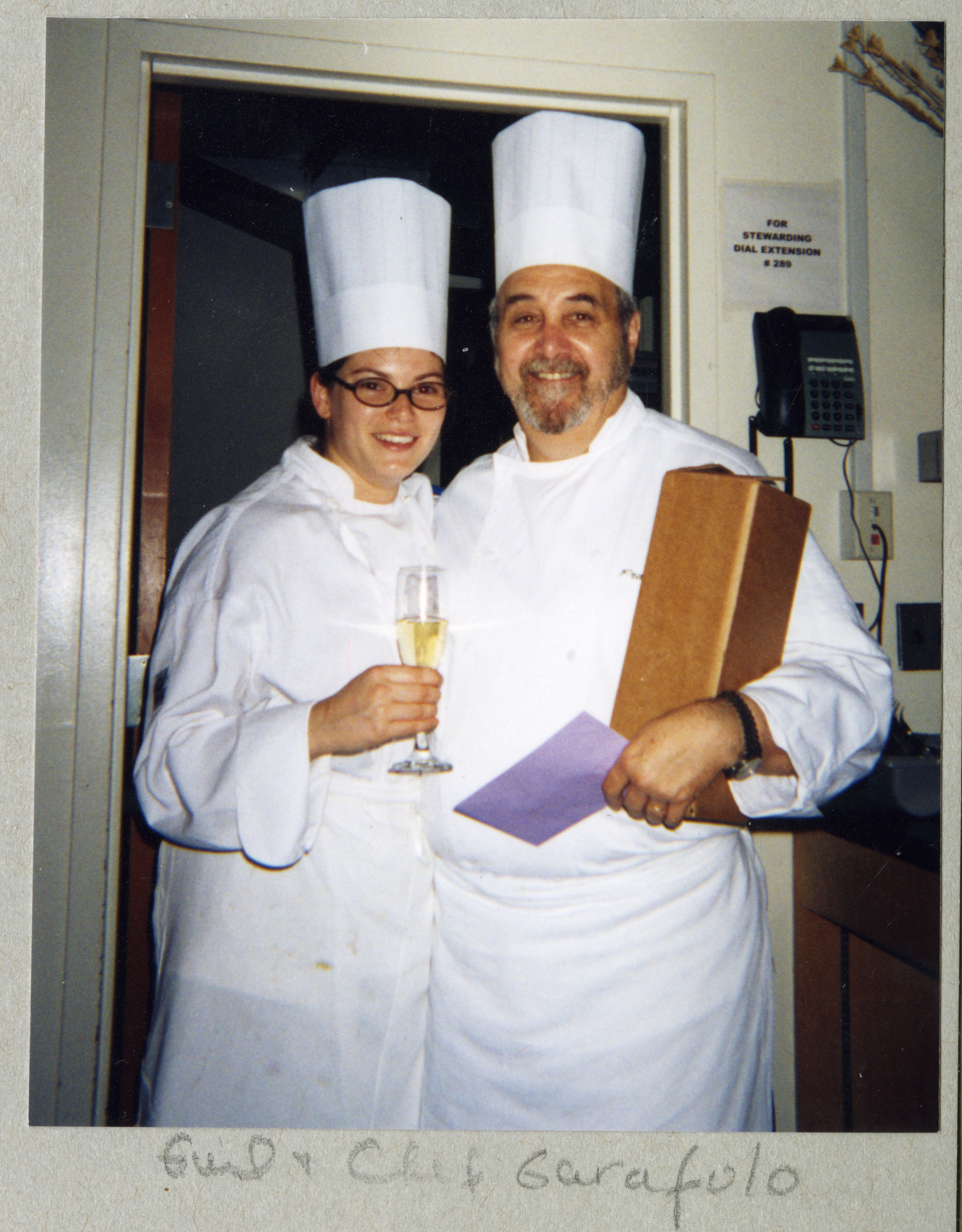 Gail Simmons with Chef Garofolo