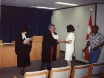 Canadian citizenship ceremony