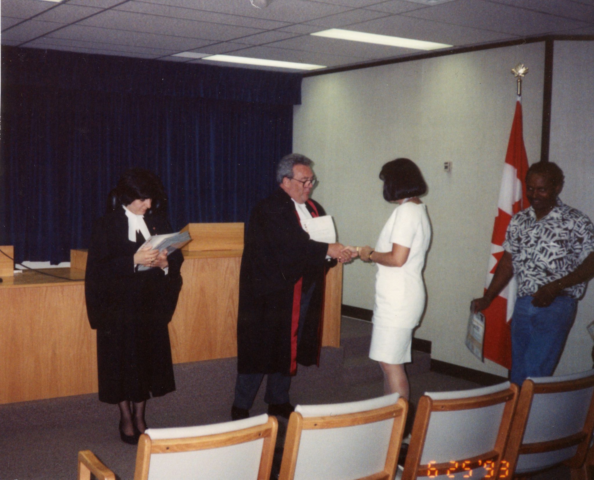 Canadian citizenship ceremony