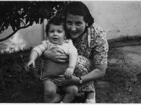 Cyril Shenker and his mother