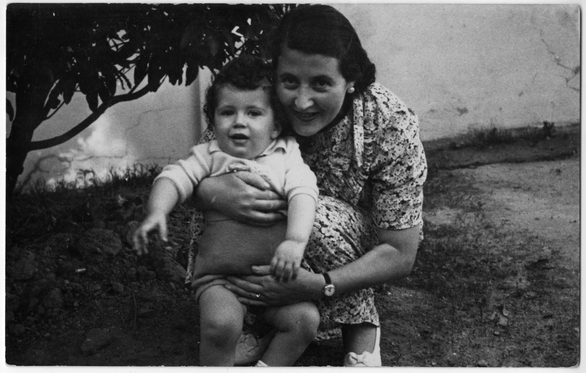 Cyril Shenker and his mother