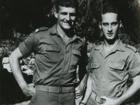 Richard Stern while serving in the Israeli army